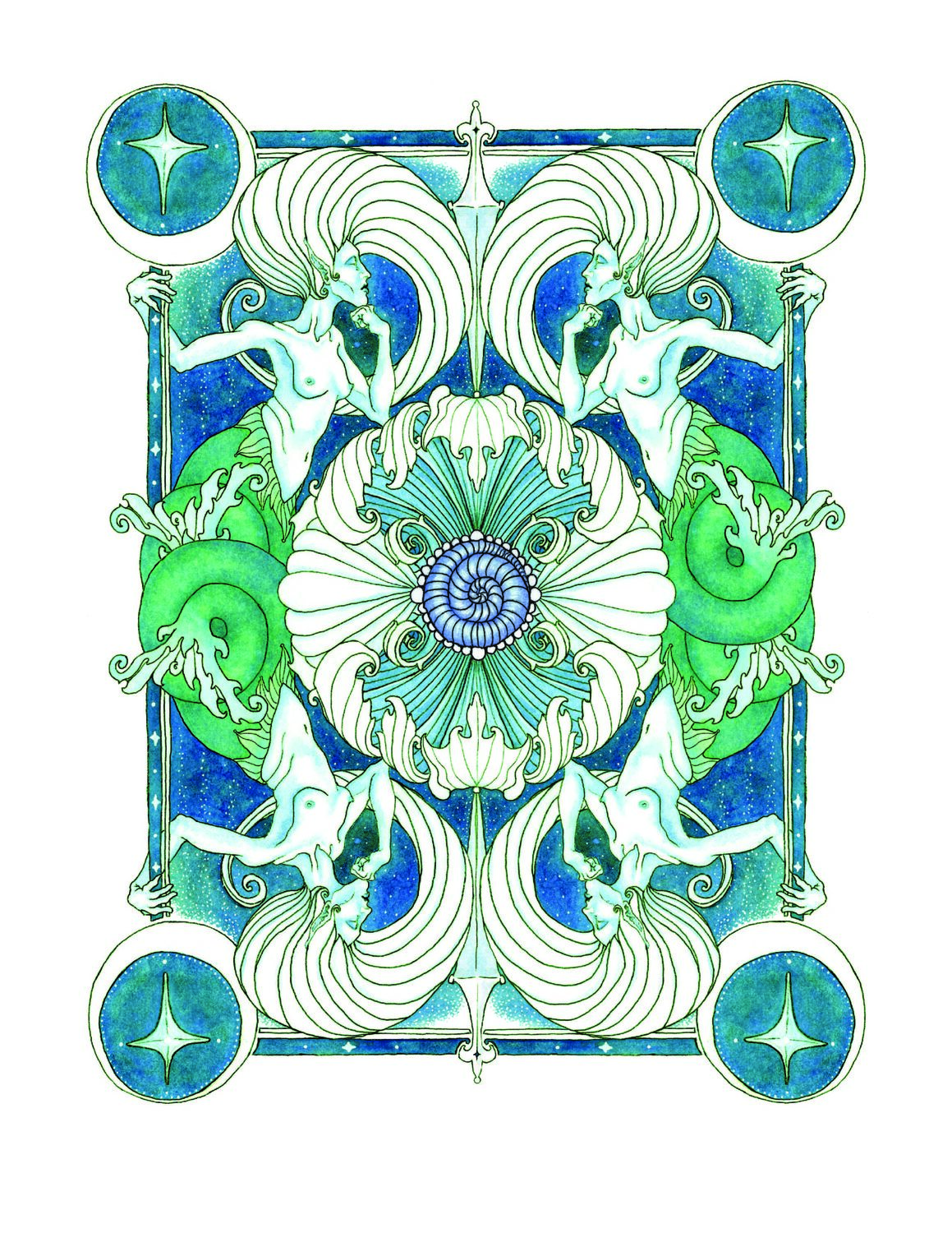 Mermaids (Green)